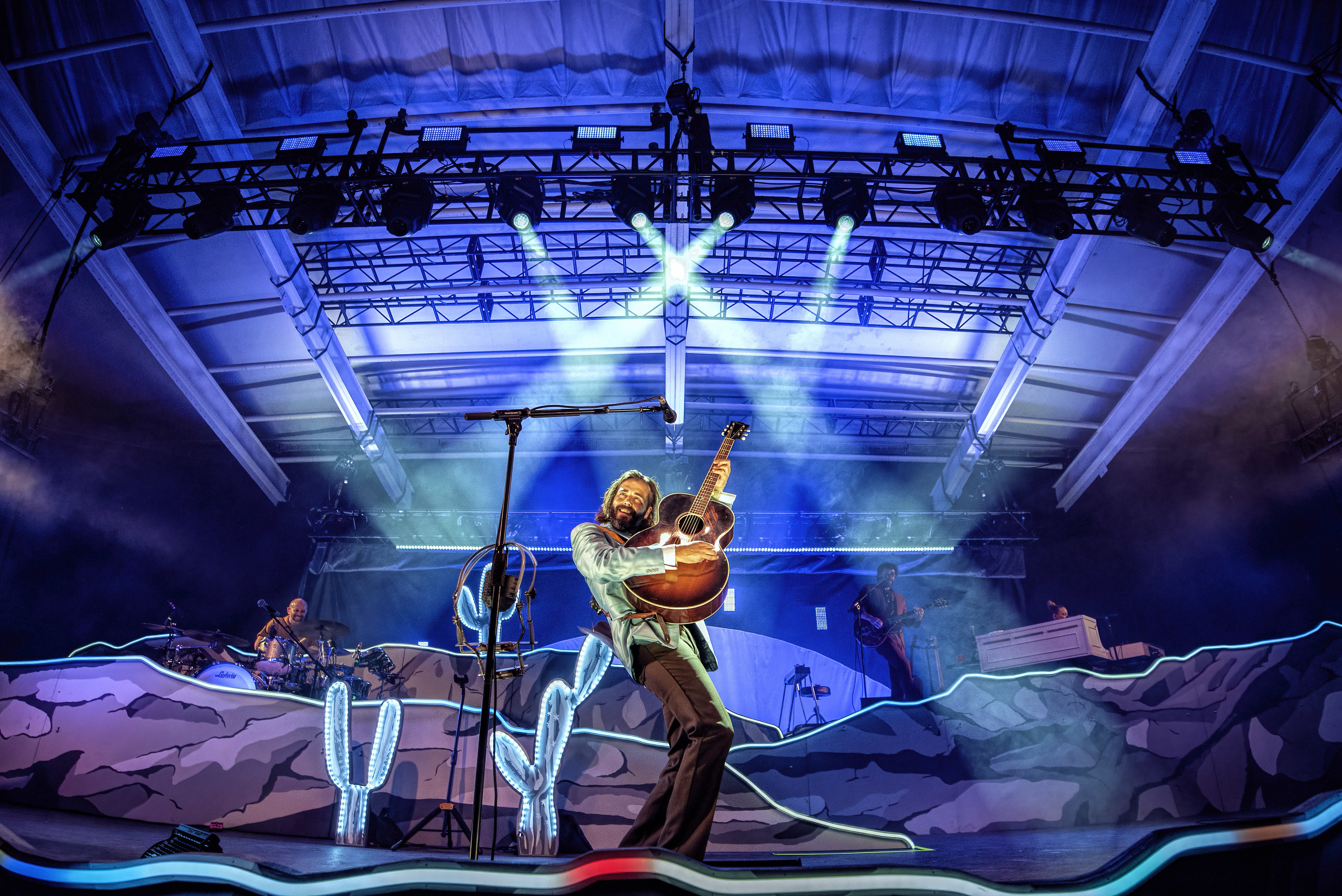 Lord Huron performing on tour